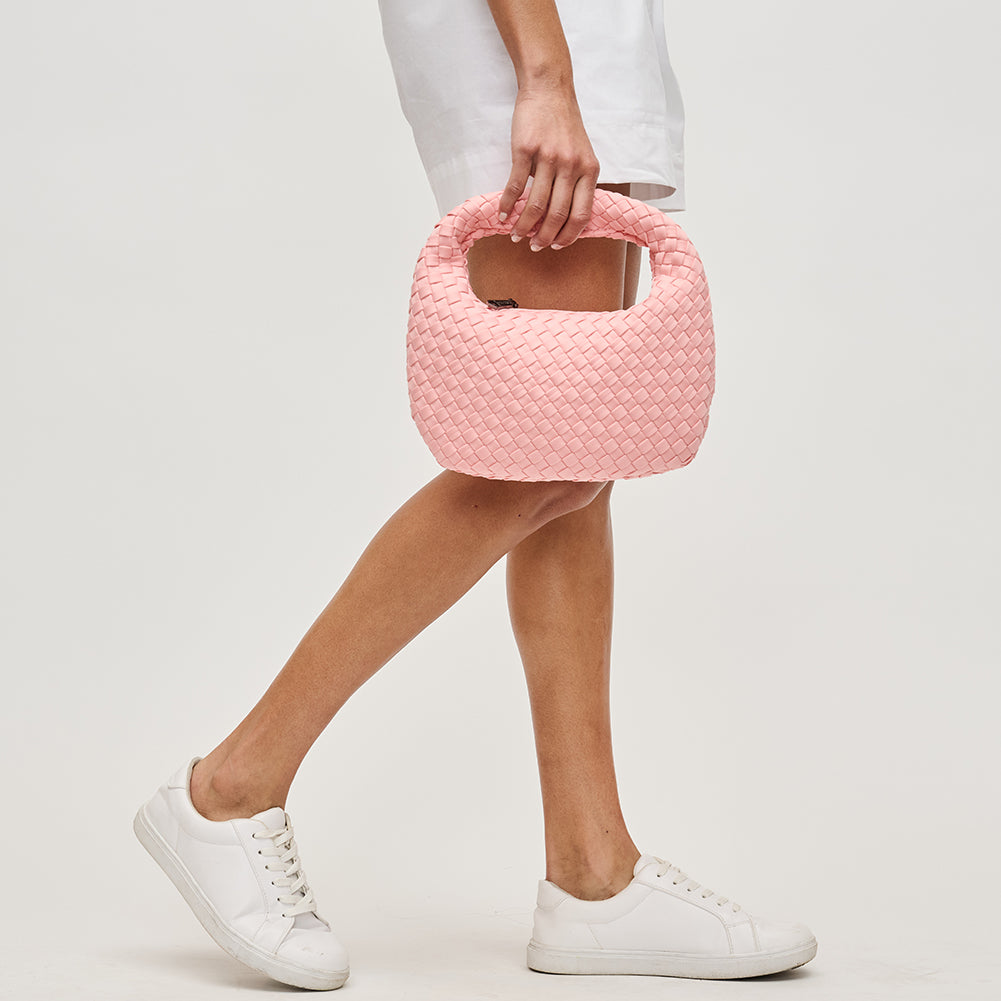 Product Image of Sol and Selene Dare to Dream - Small Woven Neoprene Clutch 841764111492 View 2 | Blush