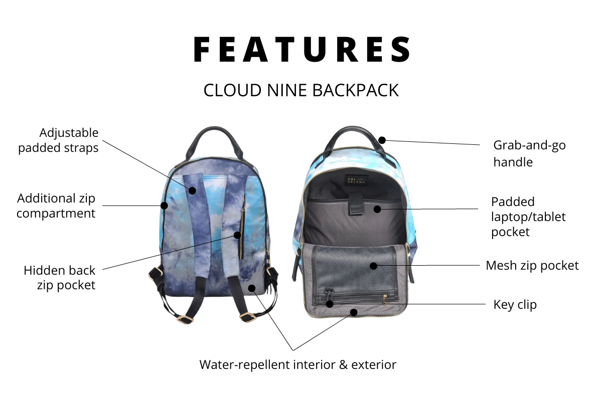 Image of the product features of the cloud nine