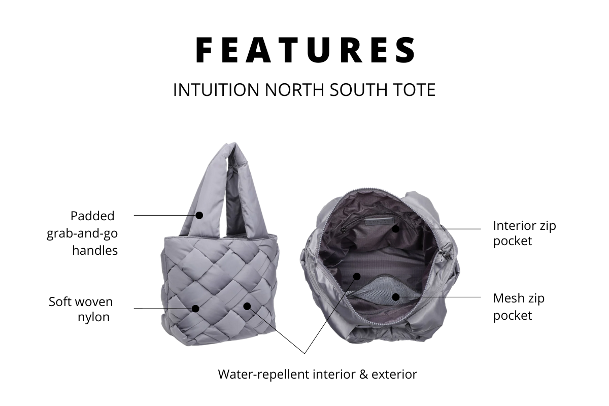 IMAGE OF THE PRODUCT FEATURES OF THE INTUITION NORTH SOUTH TOTE