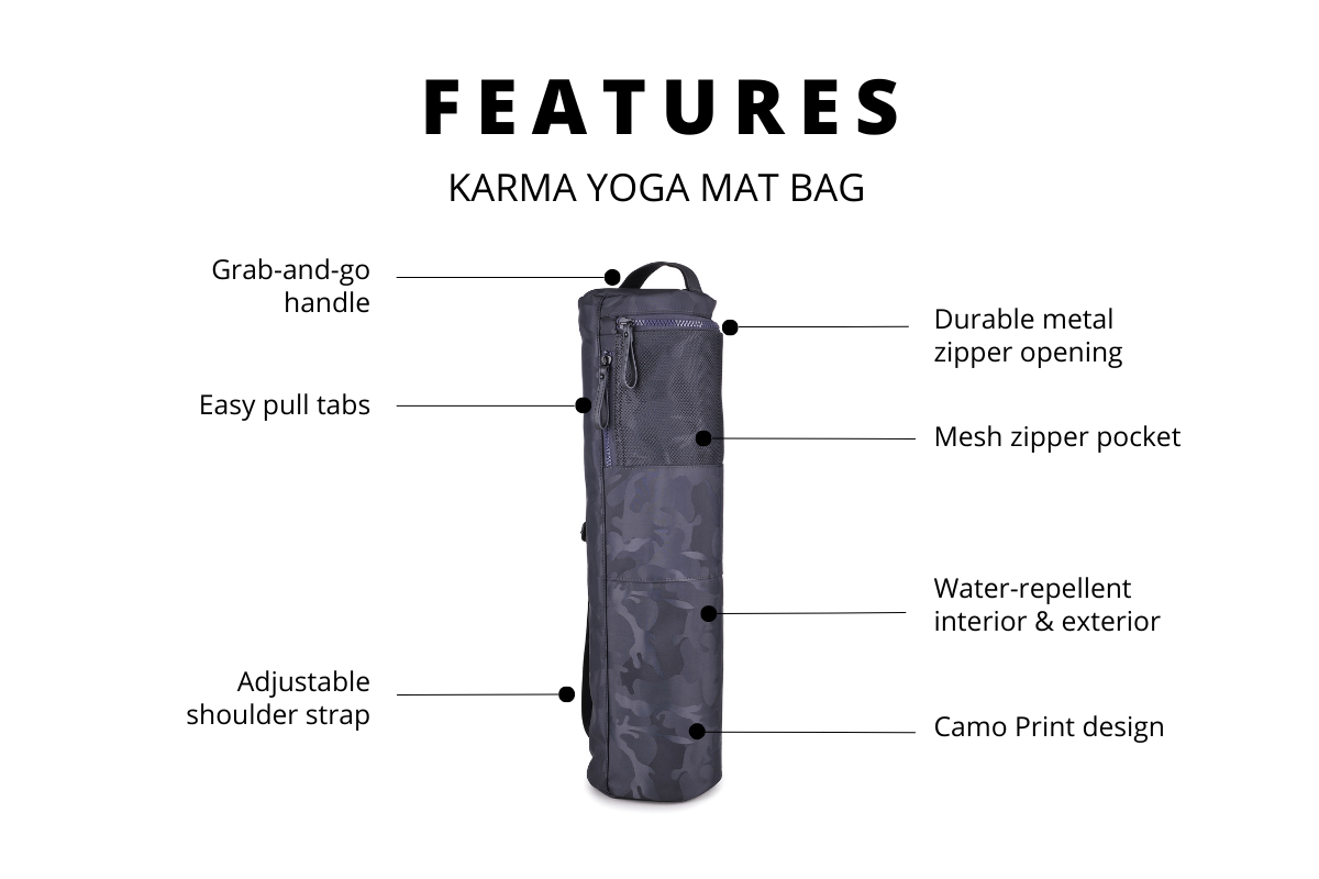 IMAGE OF THE PRODUCT FEATURES OF THE KARMA YOGA MAT BAG