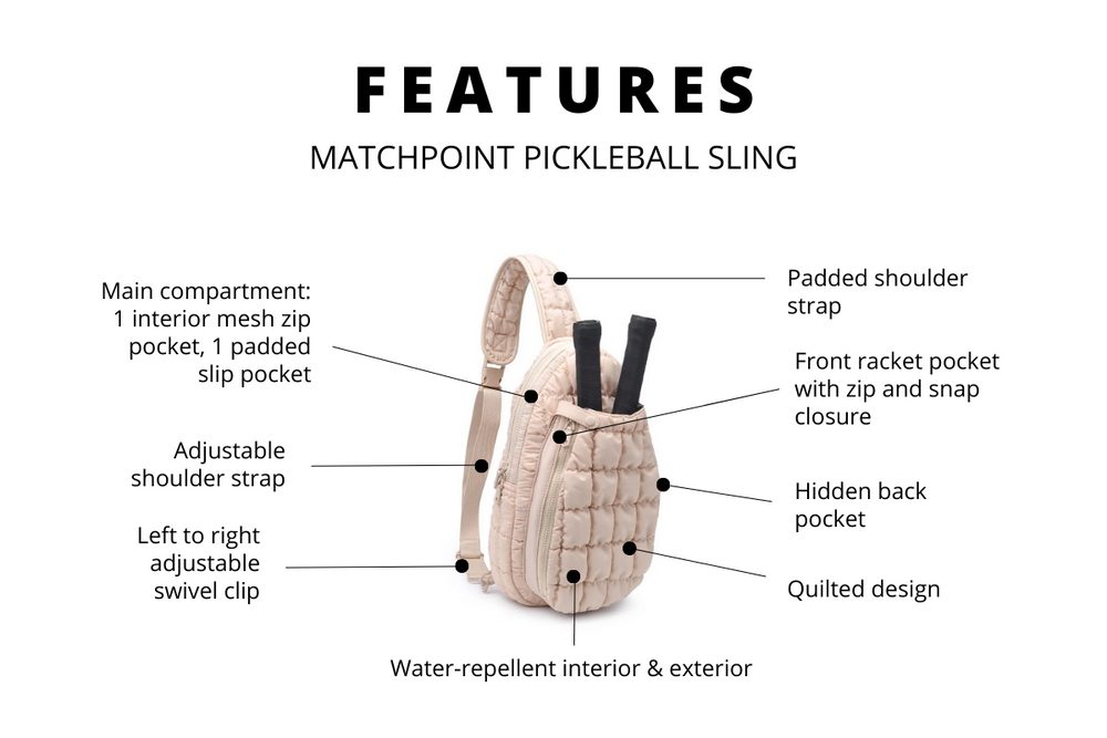 IMAGE OF THE PRODUCT FEATURES OF THE MATCH POINT SLING