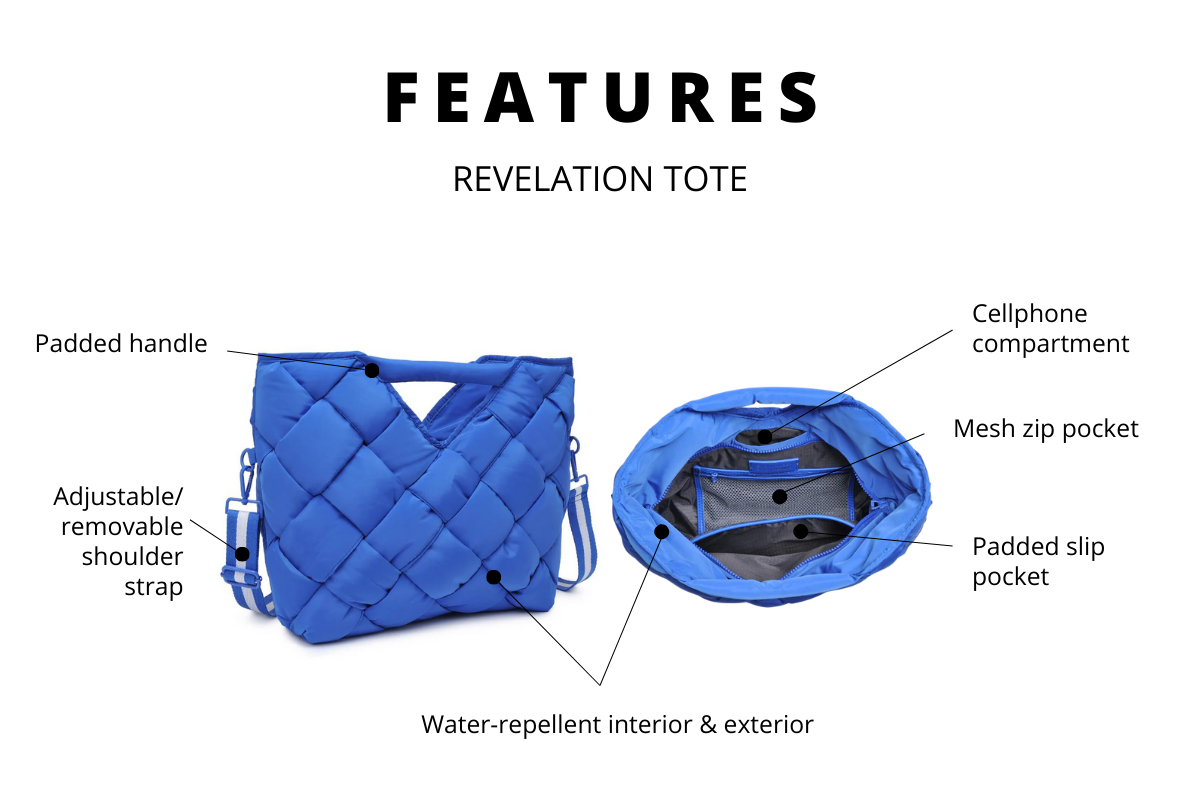 IMAGE OF THE PRODUCT FEATURES OF THE REVELATION TOTE