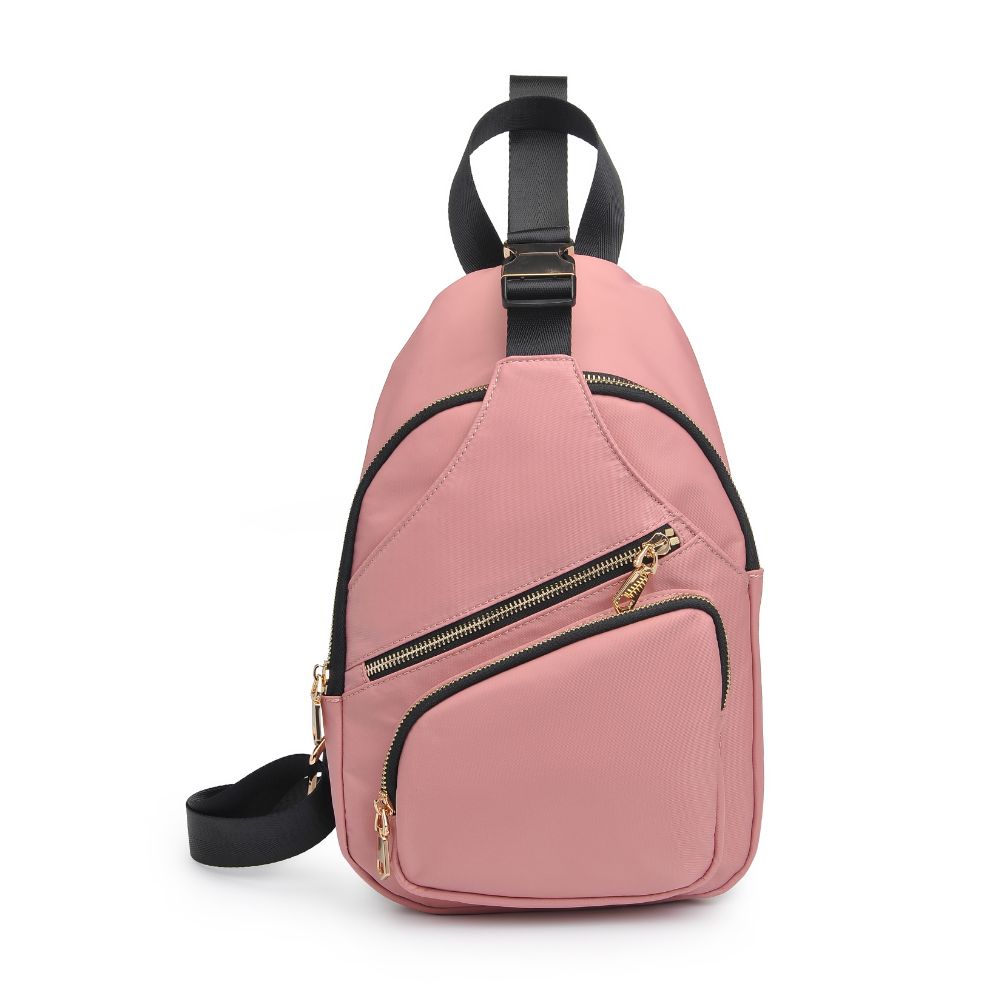 Product Image of Sol and Selene On The Go - Nylon Sling Backpack 841764106276 View 5 | Pastel Pink