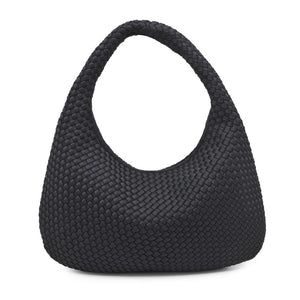 Product Image of Sol and Selene Dare to Dream - Large Woven Neoprene Hobo 841764110914 View 5 | Black