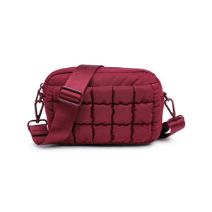 Sol and Selene Inspiration - Quilted Nylon Crossbody 841764110594 View 5 | Burgundy