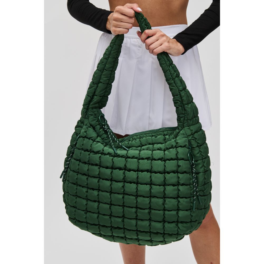 Woman wearing Emerald Sol and Selene Revive Hobo 841764109505 View 4 | Emerald