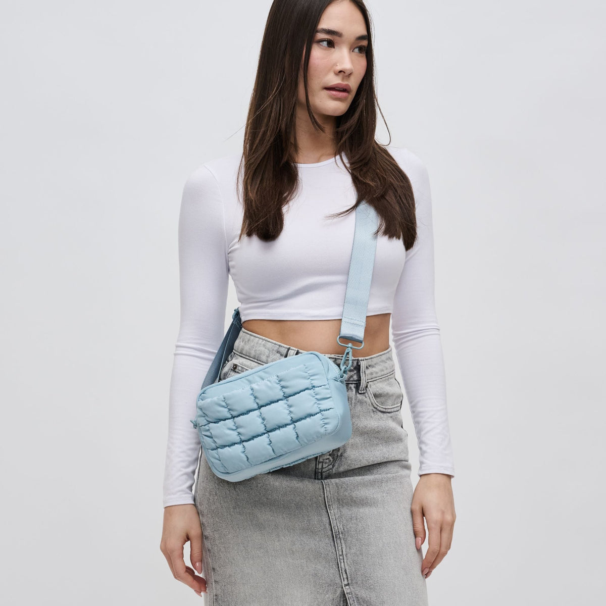 Inspiration - Quilted Nylon Crossbody