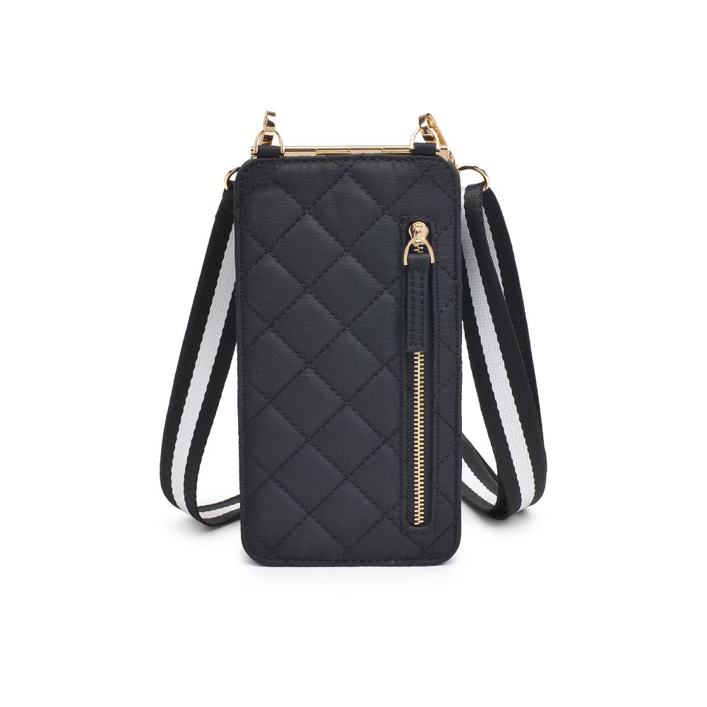 Product Image of Sol and Selene Duality - Quilted Cell Phone Crossbody 840611182265 View 7 | Black