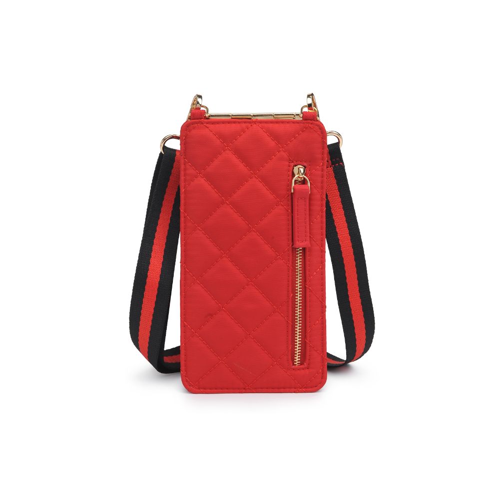 Product Image of Sol and Selene Duality - Quilted Cell Phone Crossbody 840611182272 View 7 | Red