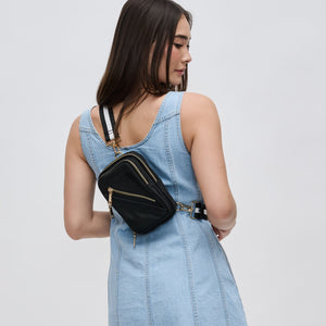 Woman wearing Black Sol and Selene Accolade Sling Backpack 841764106405 View 2 | Black