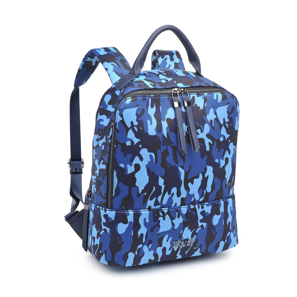 Product Image of Sol and Selene Cloud Nine Backpack 841764105507 View 6 | Navy Camo