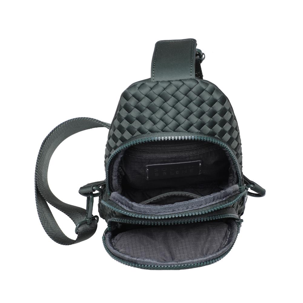 Sol and Selene Beyond The Horizon - Woven Neoprene Sling Backpack 841764109079 View 8 | Olive