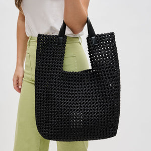 Woman wearing Black Sol and Selene Zenith Zen Tote 841764109970 View 1 | Black