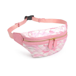 Product Image of Sol and Selene Side Kick Belt Bag 841764105910 View 2 | Pink Camo
