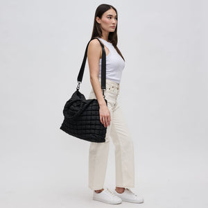 Woman wearing Black Sol and Selene Elevate Hobo 841764109383 View 4 | Black