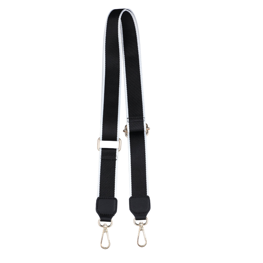 Product Image of Sol and Selene Adjustable Shoulder Crossbody Strap Shoulder Strap 841764106221 View 6 | Black White