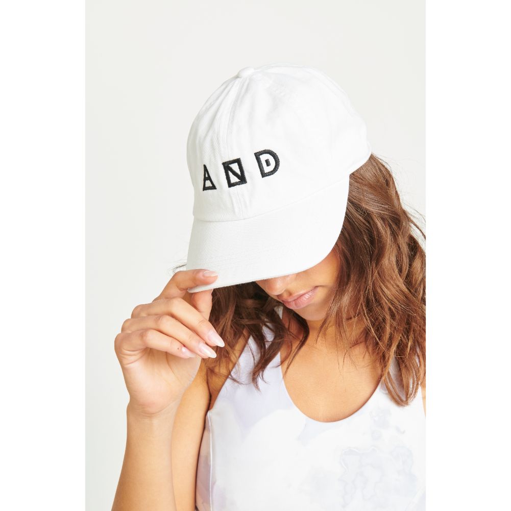 Product Image of Sol and Selene AND Logo Hat Baseball Cap 841764106542 View 5 | White