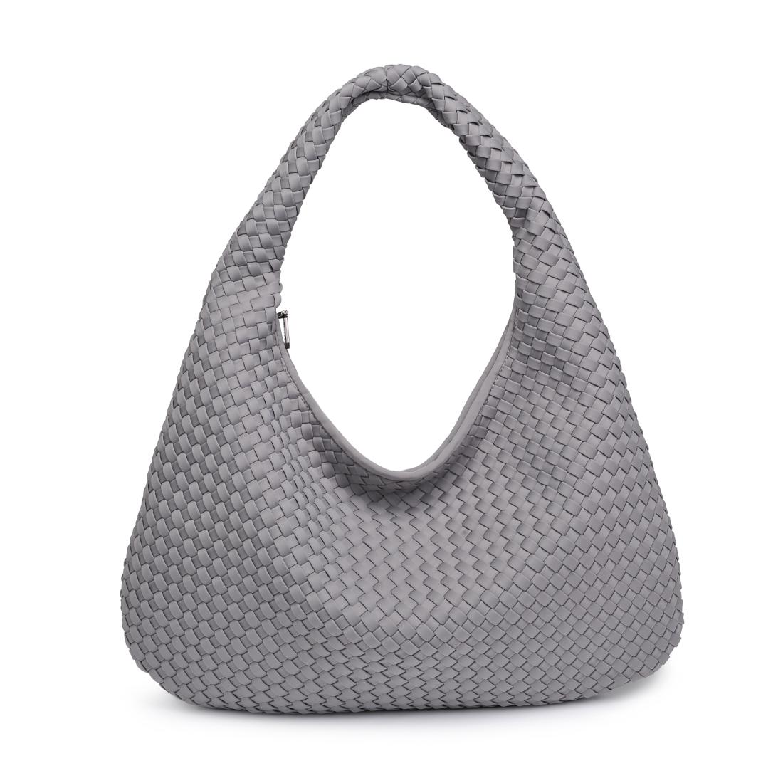 Product Image of Sol and Selene Dare to Dream - Large Woven Neoprene Hobo 841764111447 View 5 | Fog