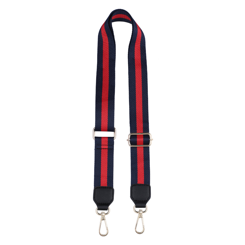 Product Image of Sol and Selene Adjustable Shoulder Crossbody Strap Shoulder Strap 841764106252 View 5 | Navy Red Navy