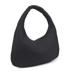 Product Image of Sol and Selene Dare to Dream - Large Woven Neoprene Hobo 841764110914 View 6 | Black