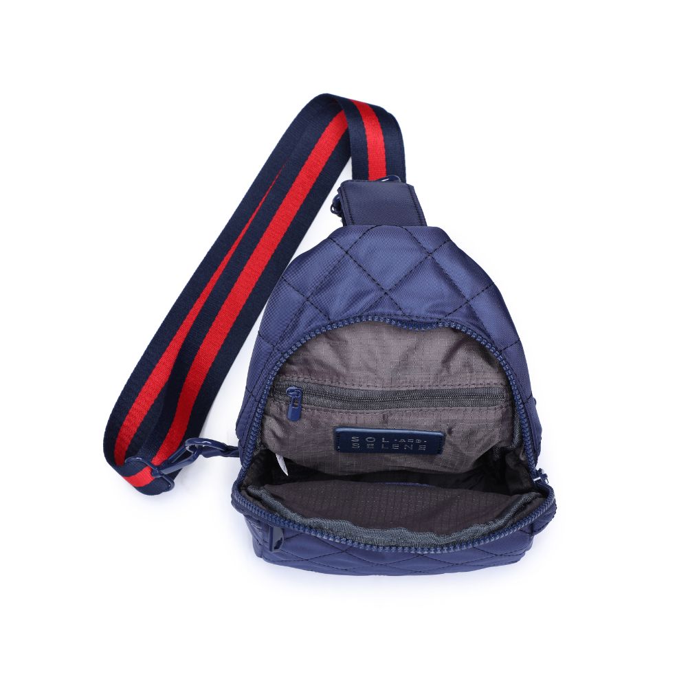 Sol and Selene Motivator Sling Backpack 841764106894 View 8 | Navy