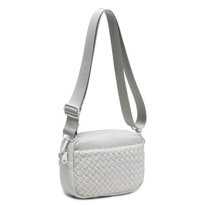 Sol and Selene Inspiration - Woven Neoprene Crossbody 841764109215 View 6 | Bone