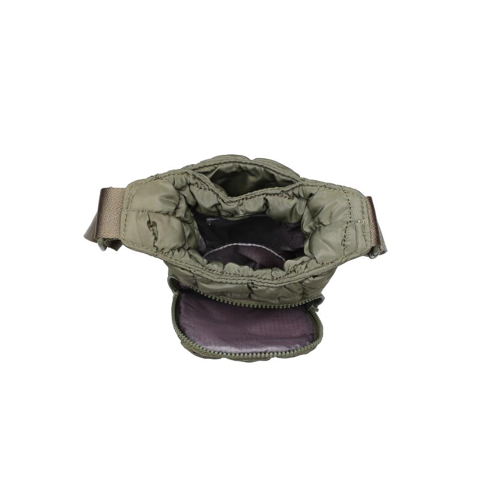 Product Image of Sol and Selene Let It Flow - Quilted Puffer Crossbody 841764110419 View 8 | Olive