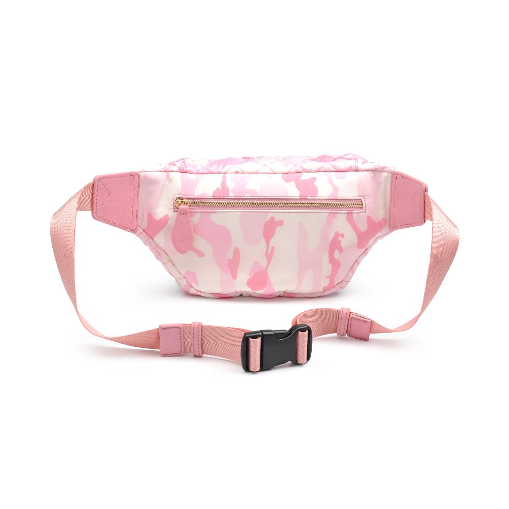Product Image of Sol and Selene Side Kick Belt Bag 841764105910 View 3 | Pink Camo