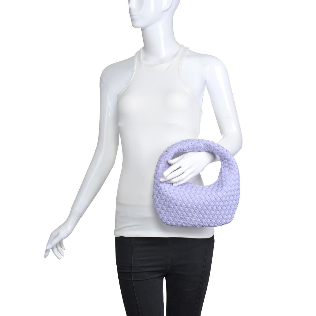 Product Image of Sol and Selene Dare to Dream - Small Woven Neoprene Clutch 841764111515 View 5 | Lilac