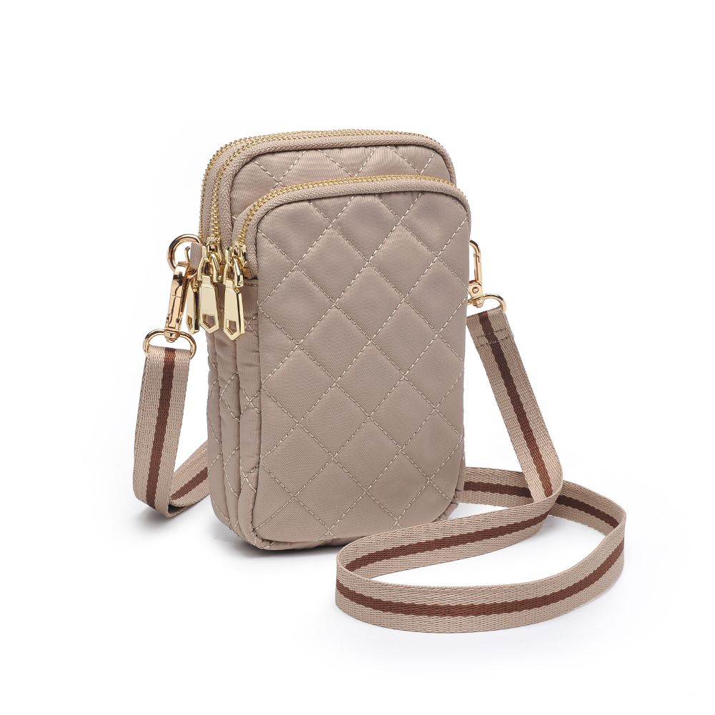 Product Image of Sol and Selene Divide & Conquer - Quilted Crossbody 841764107464 View 6 | Nude