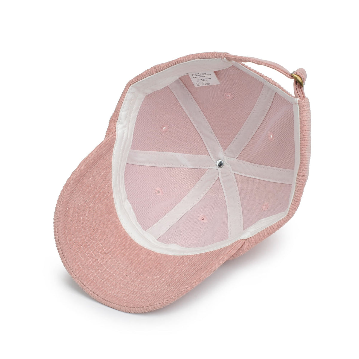Product Image of Sol and Selene Corduroy Baseball Hat Baseball Cap 818209014830 View 4 | Blush