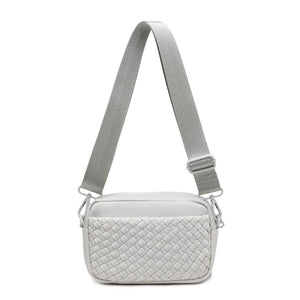 Sol and Selene Inspiration - Woven Neoprene Crossbody 841764109215 View 7 | Bone