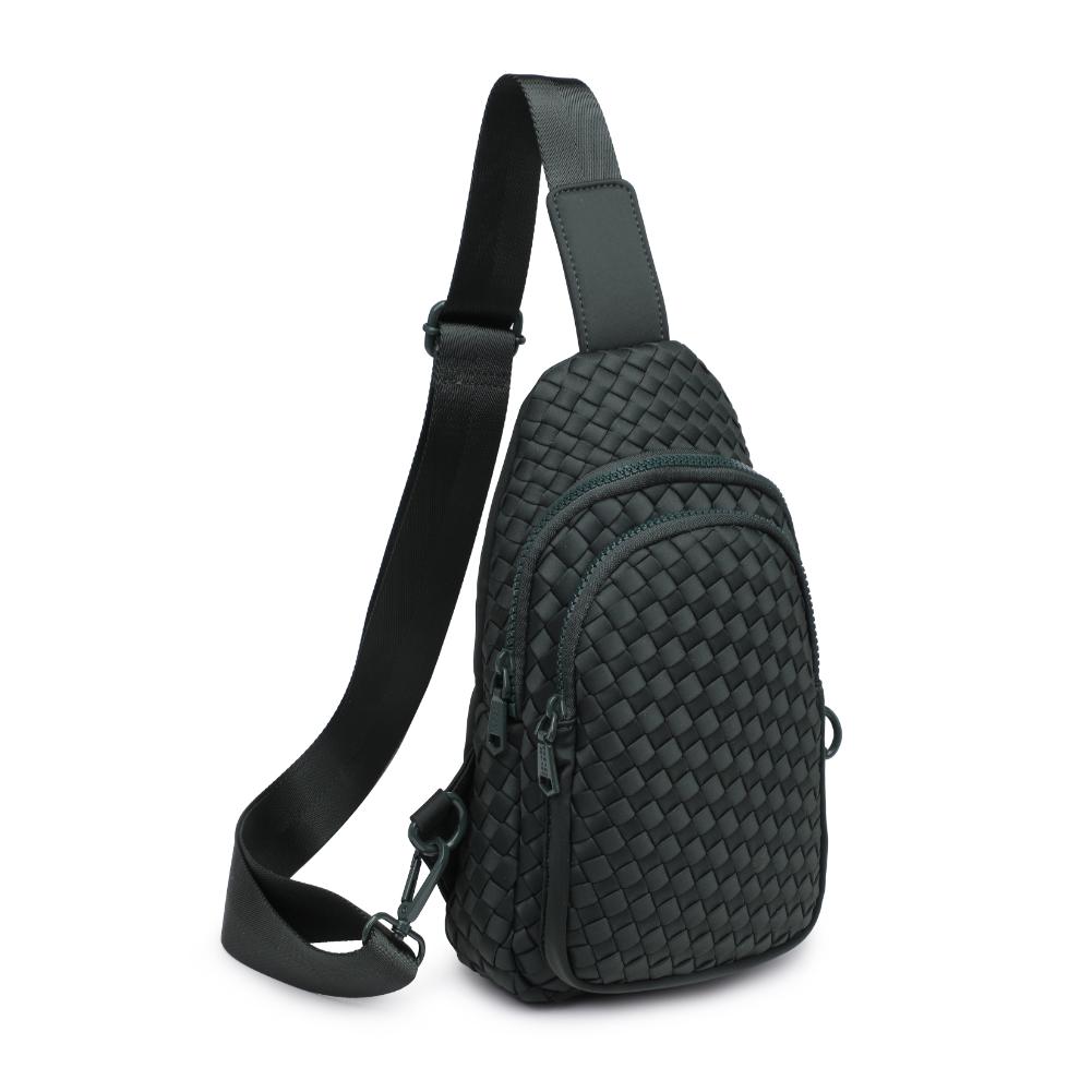 Sol and Selene Beyond The Horizon - Woven Neoprene Sling Backpack 841764109079 View 6 | Olive