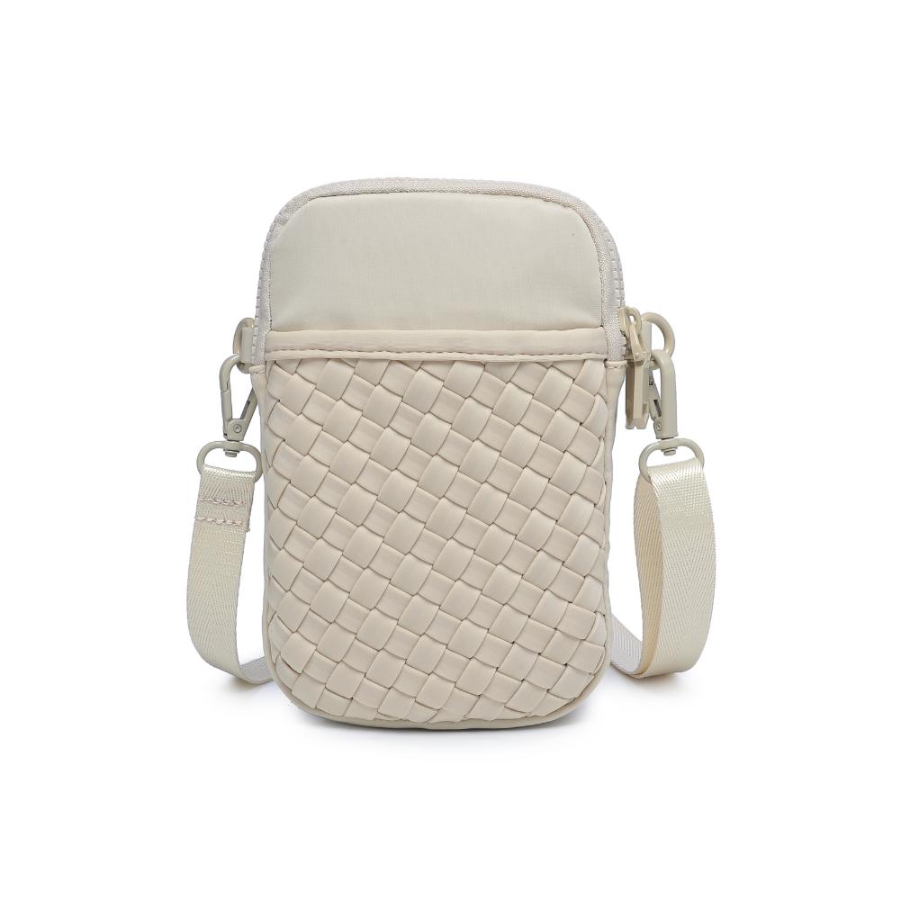 Sol and Selene Divide & Conquer - Woven Neoprene Crossbody 841764109239 View 7 | Cream