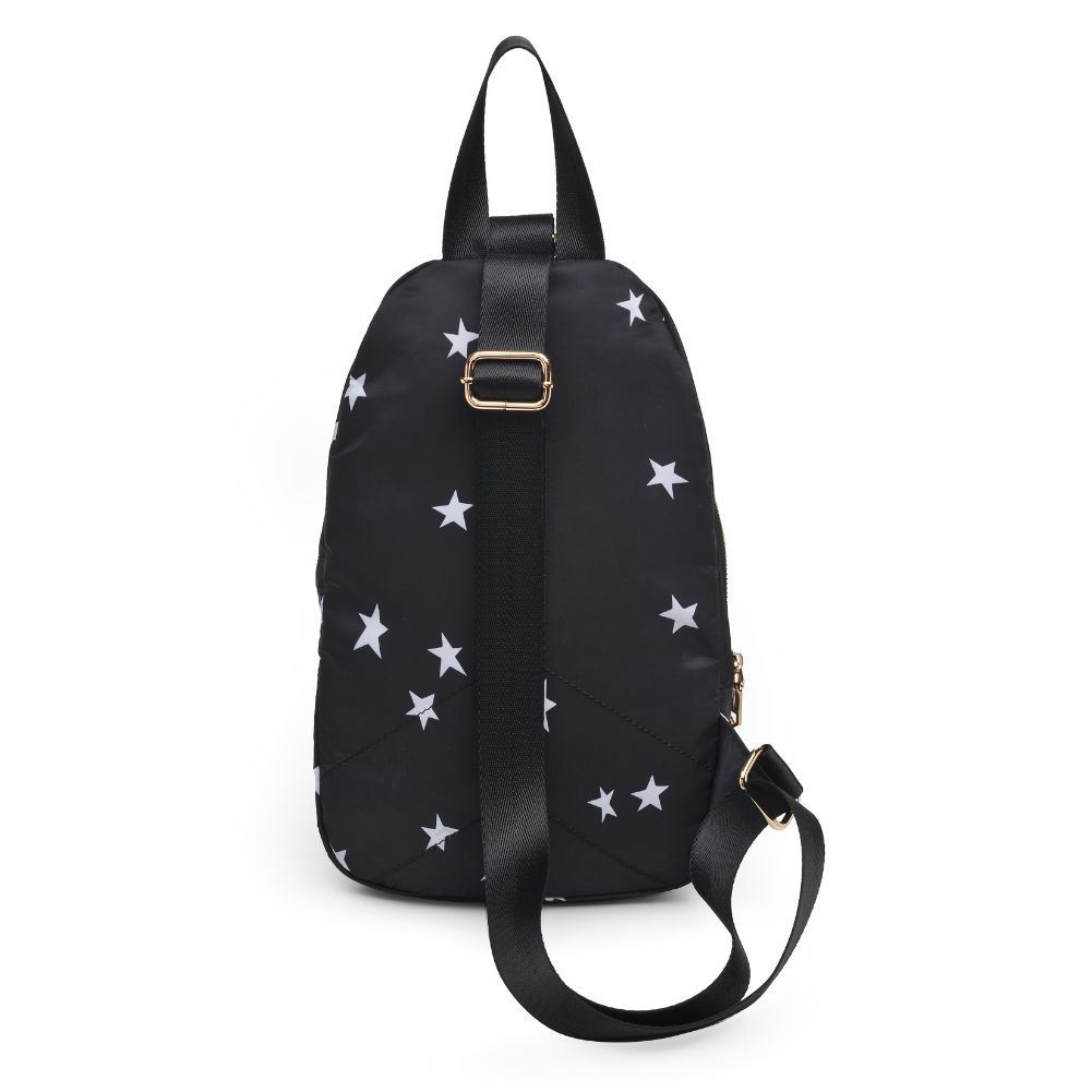 Product Image of Sol and Selene On The Go - Nylon Sling Backpack 841764107266 View 7 | Black Star