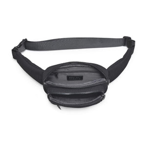Product Image of Sol and Selene Hip Hugger - Neoprene Mesh Belt Bag 841764109819 View 8 | Black