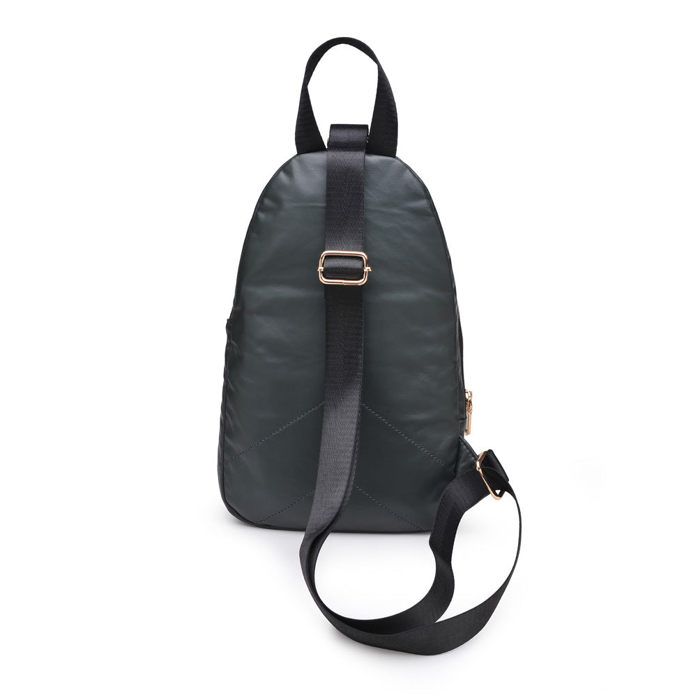 Product Image of Sol and Selene On The Go Sling Backpack 841764103831 View 3 | Olive