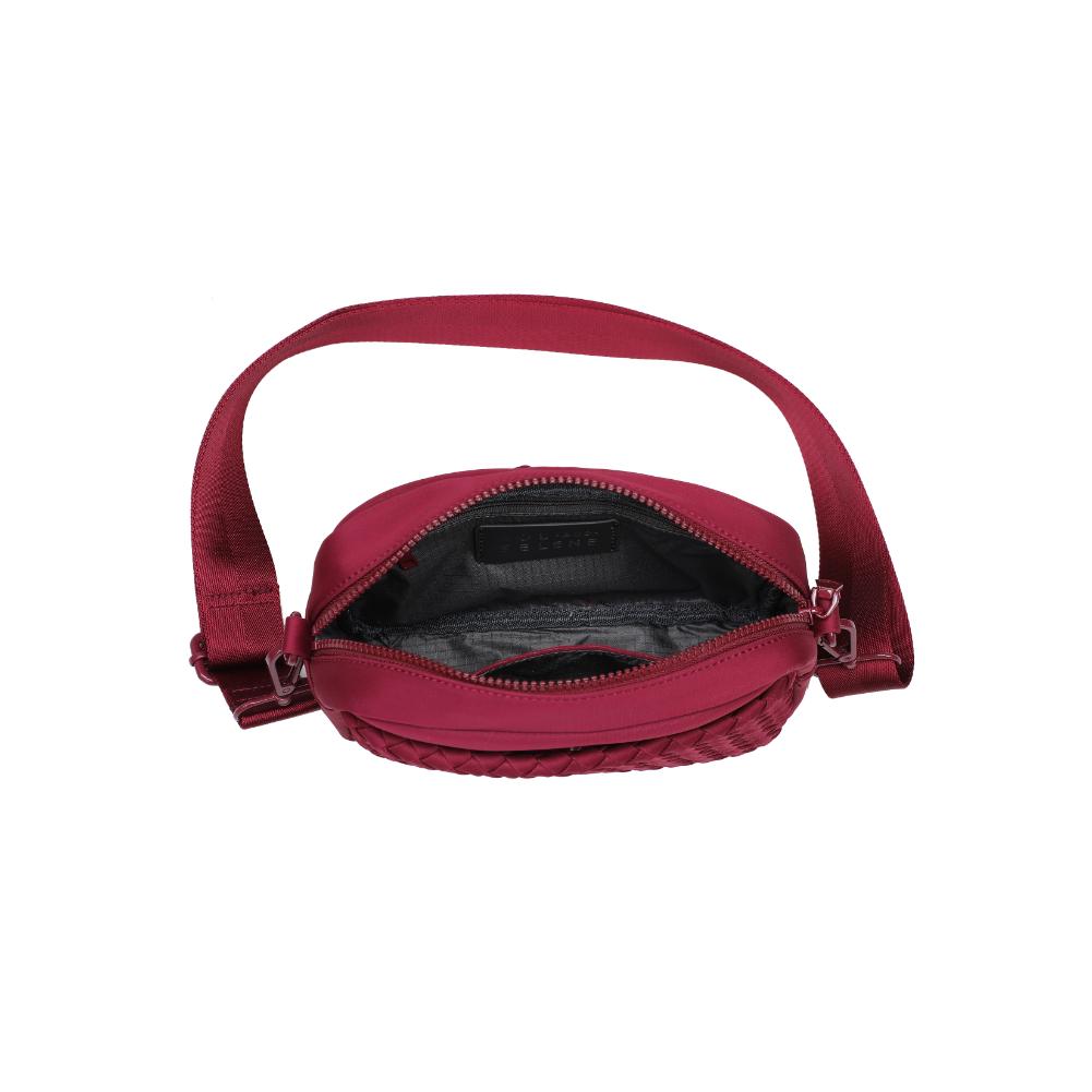 Sol and Selene Inspiration - Woven Neoprene Crossbody 841764110488 View 8 | Wine