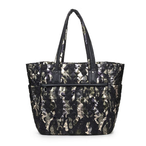 Product Image of Sol and Selene No Filter Tote 841764105125 View 5 | Green Metallic Camo