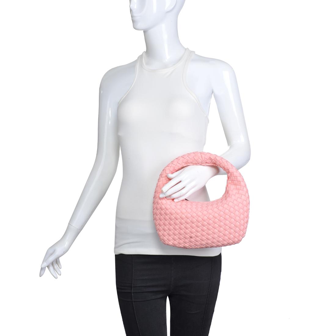 Product Image of Sol and Selene Dare to Dream - Small Woven Neoprene Clutch 841764111492 View 5 | Blush