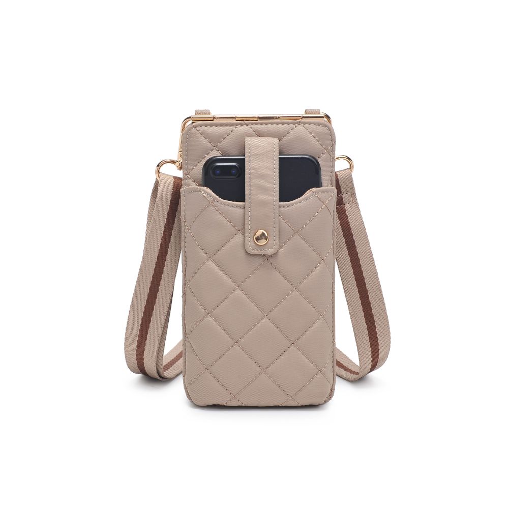 Product Image of Sol and Selene Duality - Quilted Cell Phone Crossbody 841764107488 View 5 | Nude