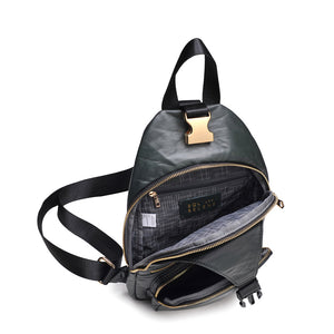 Product Image of Sol and Selene On The Go Sling Backpack 841764103831 View 4 | Olive