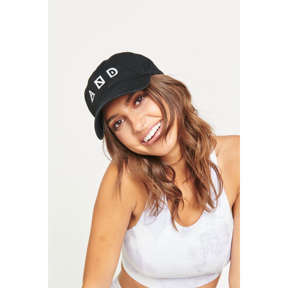 Product Image of Sol and Selene AND Logo Hat Baseball Cap 841764106535 View 8 | Black