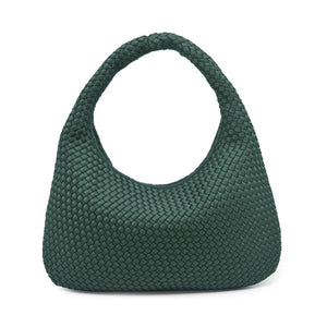 Product Image of Sol and Selene Dare to Dream - Large Woven Neoprene Hobo 841764110952 View 3 | Olive