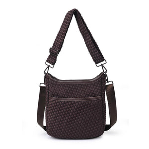 Product Image of Sol and Selene Kismet - Woven Neoprene Crossbody 841764110167 View 5 | Chocolate