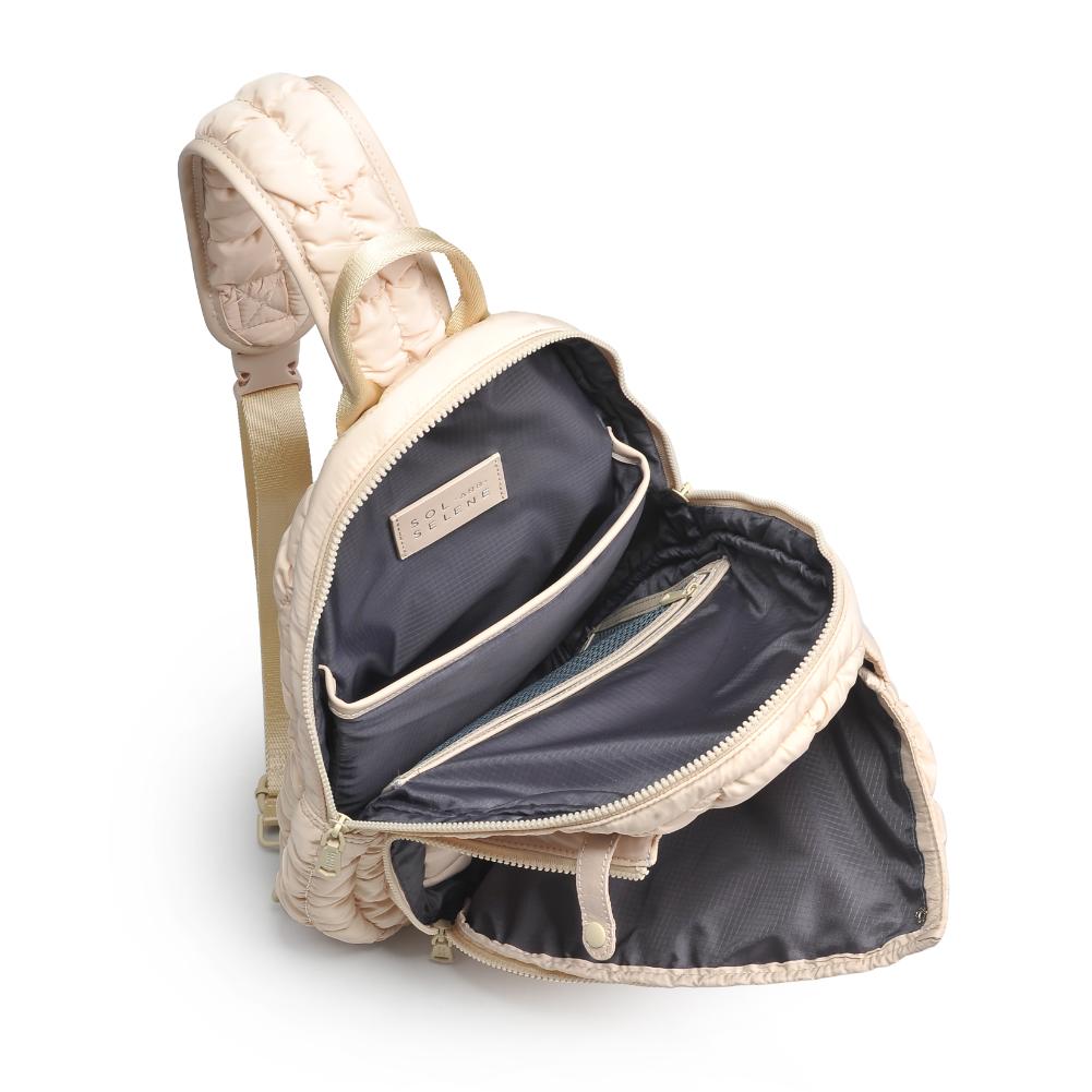 Product Image of Sol and Selene Match Point - Pickleball &amp; Paddle Tennis Sling Backpack 841764111157 View 8 | Cream