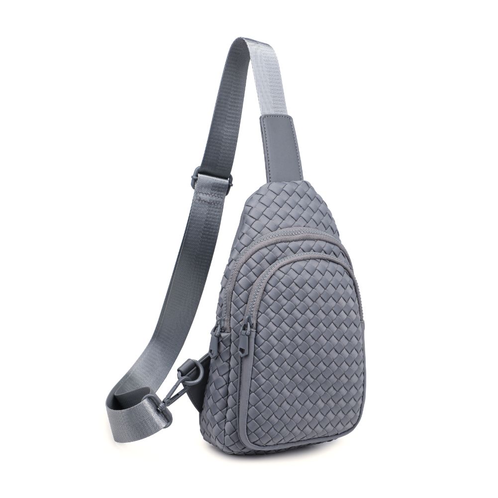 Sol and Selene Beyond The Horizon - Woven Neoprene Sling Backpack 841764108065 View 6 | Grey