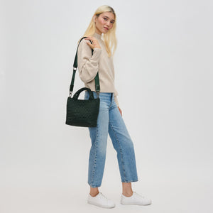 Woman wearing Olive Sol and Selene Sky's The Limit - Small Crossbody 841764110303 View 2 | Olive