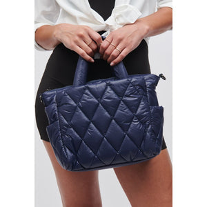 Woman wearing Midnight Sol and Selene Aspire - Small Mini Tote 841764107396 View 1 | Midnight