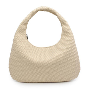 Product Image of Sol and Selene Dare to Dream - Large Woven Neoprene Hobo 841764110921 View 5 | Cream